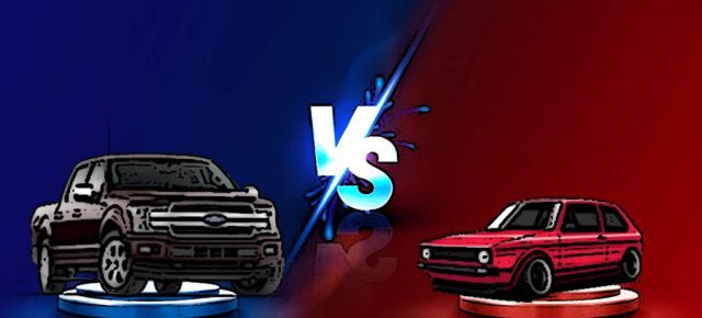 La lobo vs el carro chaparro